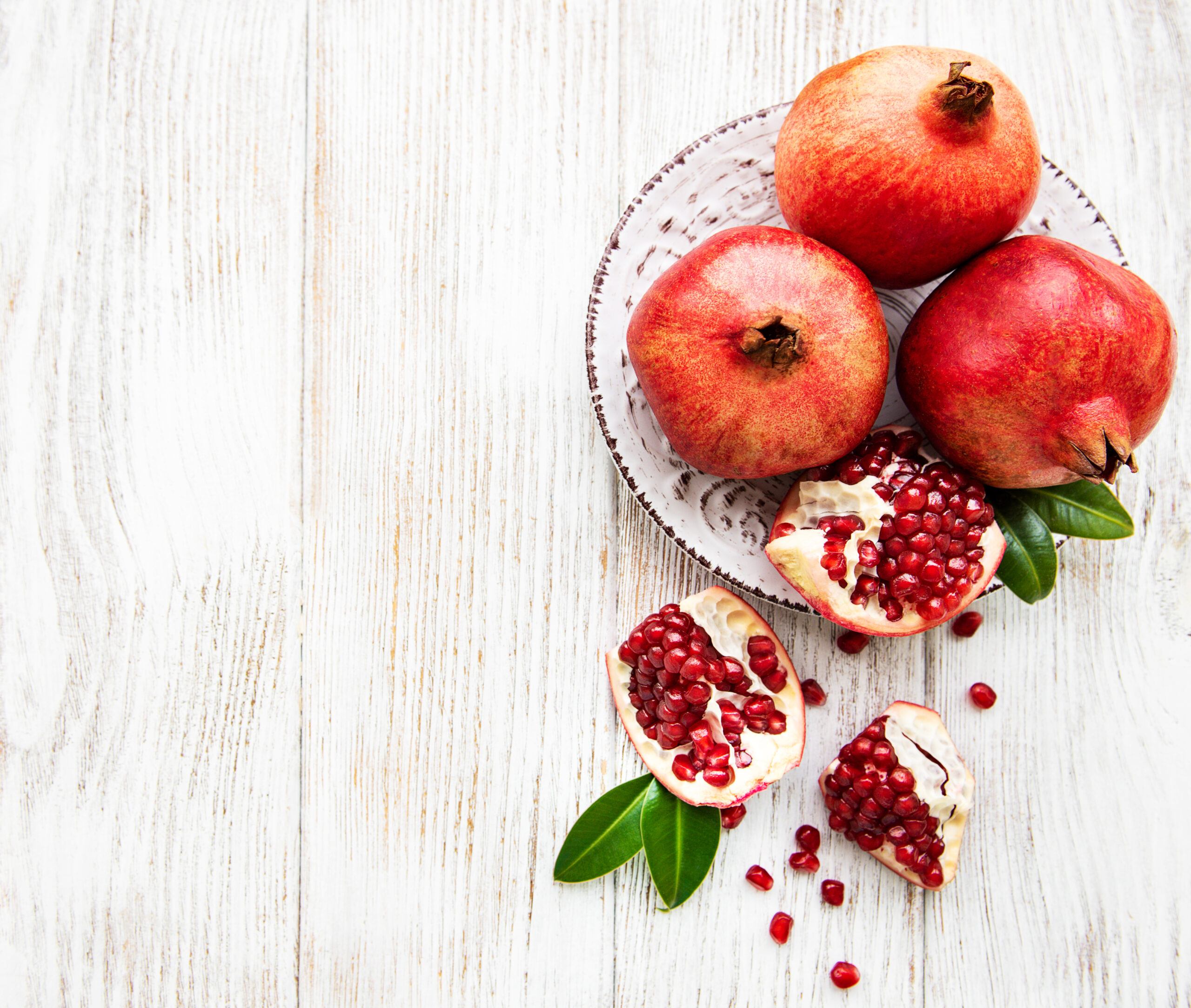 Organic pomegranates